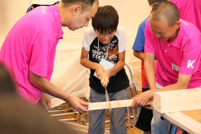 大工さんと作ろう夏休み工作大会