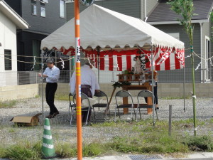 地鎮祭の準備